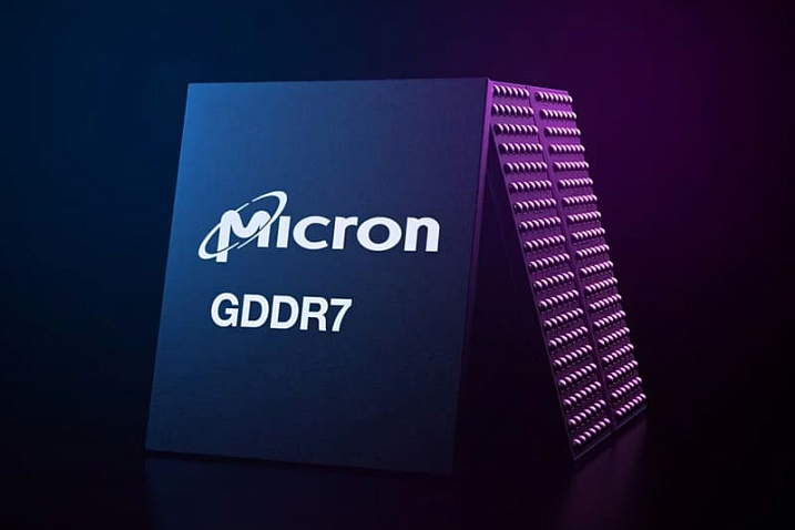 Micron прекратила выпуск памяти GDDR7 объёмом 2 Гбайта