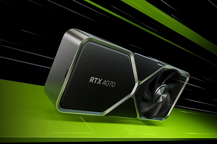 NVIDIA официально представила видеокарту GeForce RTX 4070