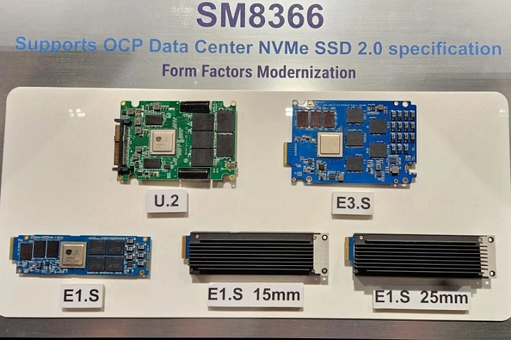 Контроллер для SSD Silicon Motion SM8366 способен работать со скоростью до 14 Гбайт/с