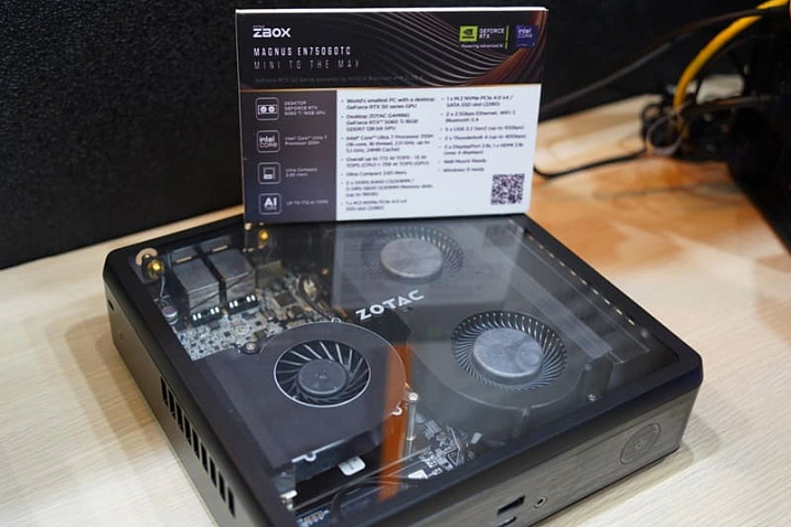 ZOTAC встроила низкопрофильную RTX 5060 Ti в крайне компактный корпус