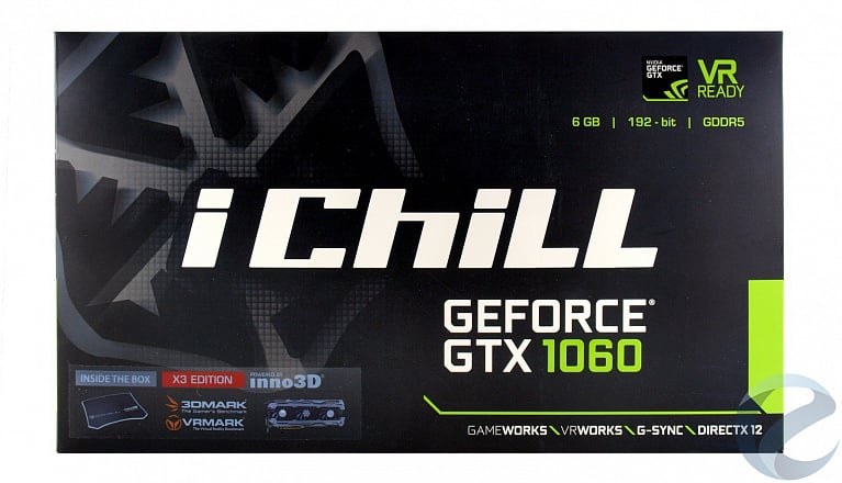 Обзор и тест видеокарты Inno3D iChill GeForce GTX 1060 X3 [C1060-1SDN-N5GNX]