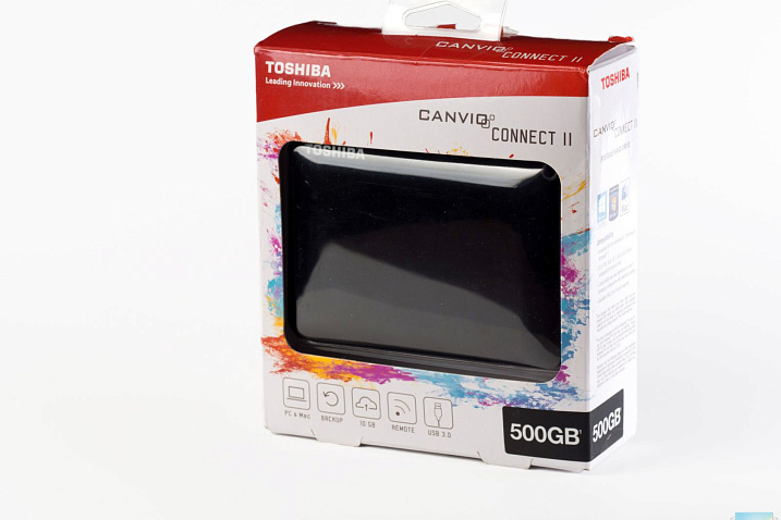 Обзор и тестирование внешнего жесткого диска Toshiba Canvio Connect II 500GB