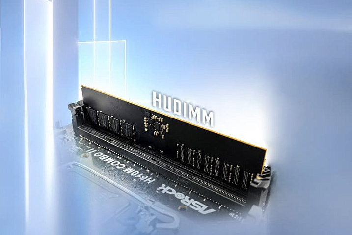 ASRock показала оперативную память HUDIMM DDR5 с одним 32-битным каналом