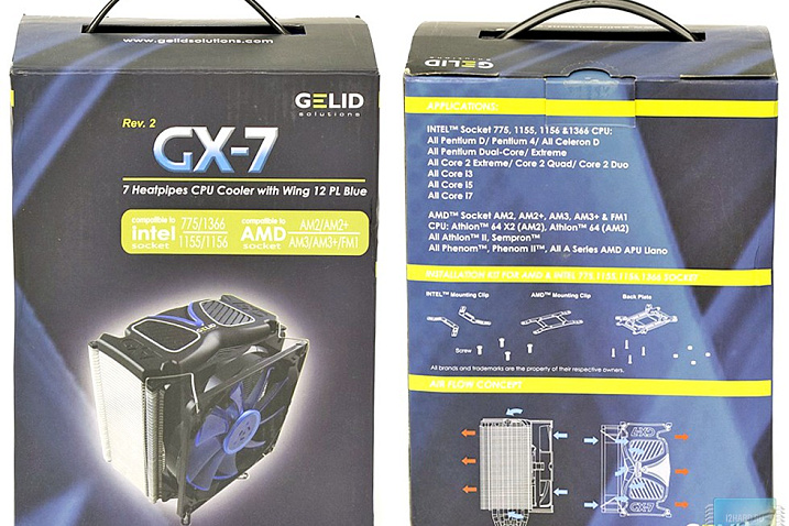 Обзор и тестирование кулера Gelid GX-7 созданного для игроков
