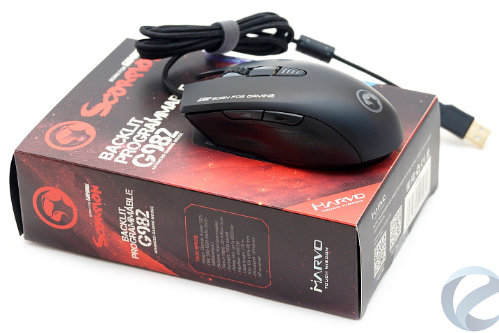 Обзор игровой мыши Marvo Scorpion G982