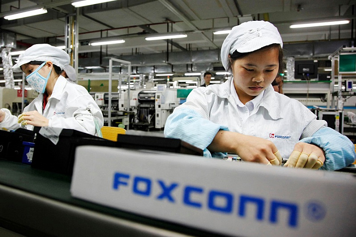 Foxconn останавливает работу производственной линии в Шэньчжэне