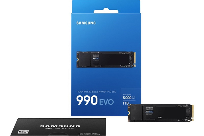 Гибридный накопитель Samsung 990 EVO официально представлен