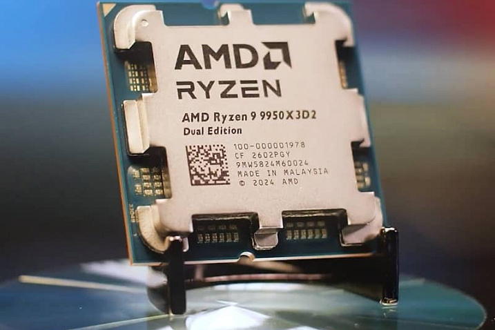 Продажи Ryzen 9 9950X3D2 превосходят все процессоры Intel в американской рознице