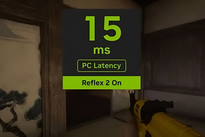 Энтузиаст продемонстрировал работу NVIDIA Reflex 2 с деформацией кадра