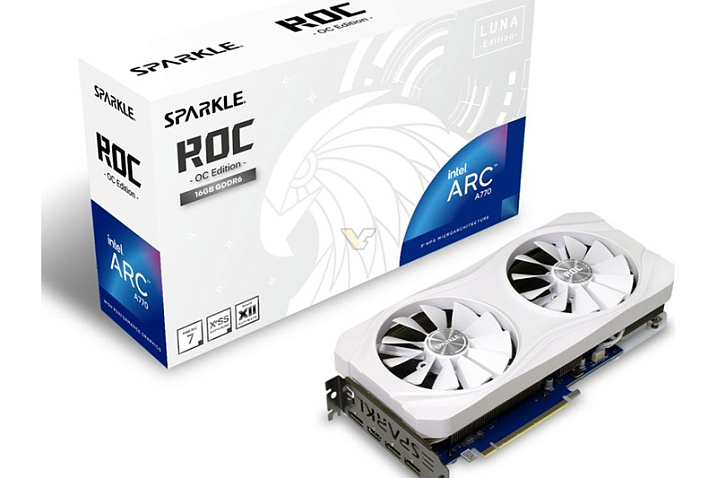 Sparkle выпустила четыре модели Arc A770/A750 новой серии ROC