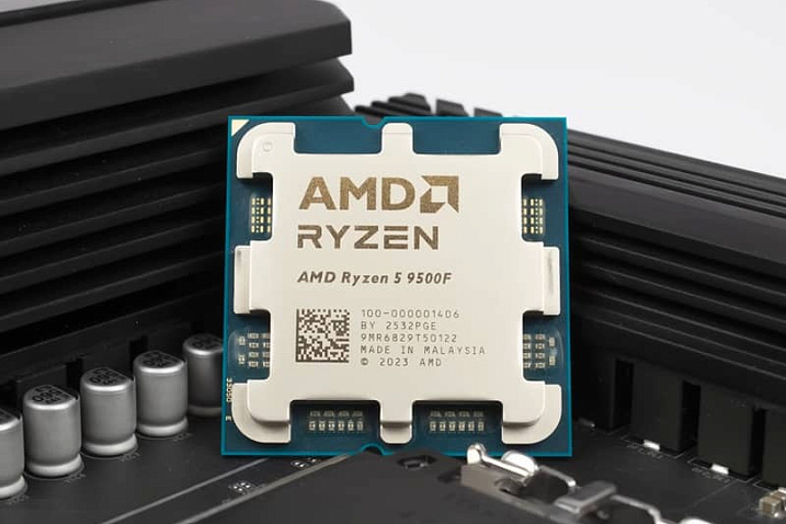 Тест AMD Ryzen 5 9500F. Сравнение с R5 7500F, R5 9600X и Core i5-14600KF