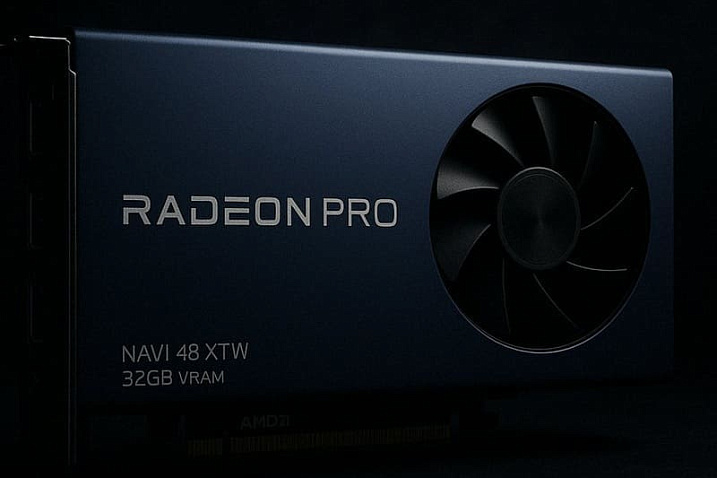 Слух: AMD работает над видеокартой серии Radeon PRO W9000 с 32 Гбайтами памяти
