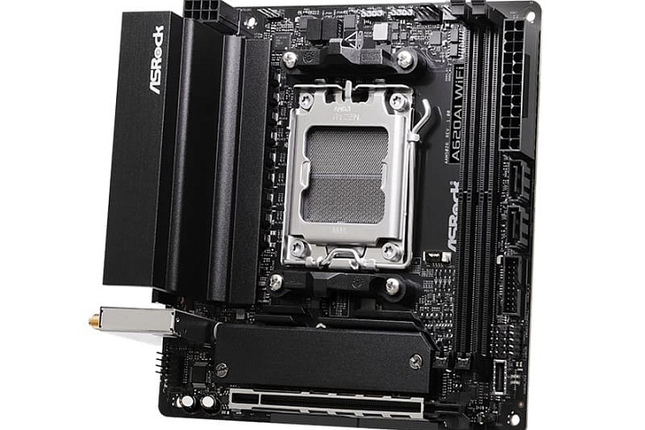 ASRock выпустила компактную Mini-ITX плату A620I WiFi