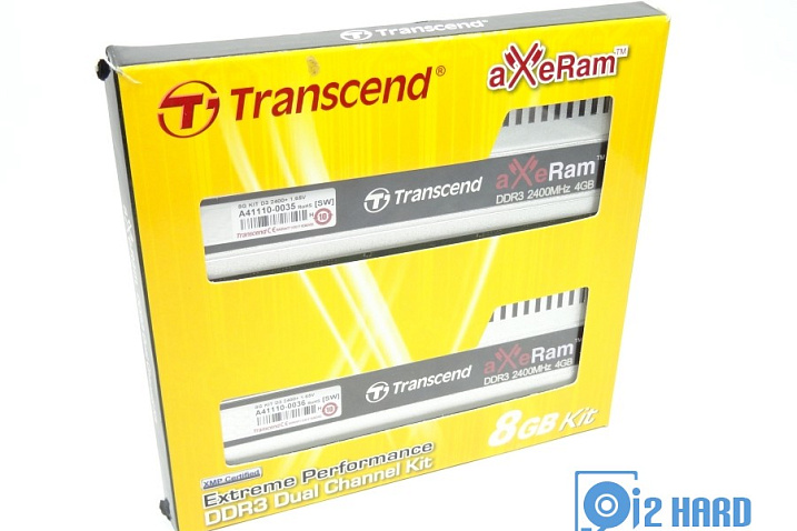 Обзор и тест оперативной памяти Transcend aXeRam DDR3-2400 8Gb