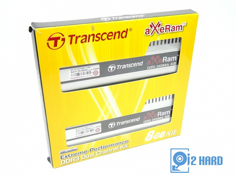 Обзор и тест оперативной памяти Transcend aXeRam DDR3-2400 8Gb