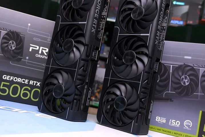 Подробный обзор GeForce RTX 5060 Ti 8GB подтверждает тотальный недостаток памяти