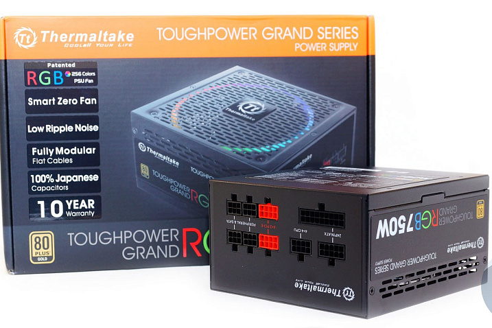 Обзор и тестирование блока питания Thermaltake Toughpower Grand RGB 750W Gold Full Modular