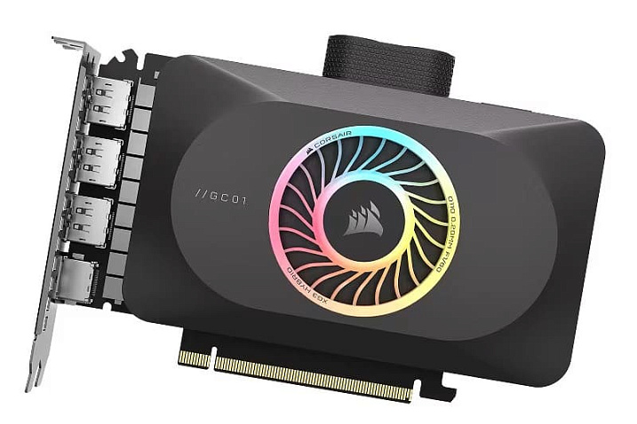 Гибридный водоблок CORSAIR XG3 RGB Hybrid обновился до работы с GeForce RTX 5080/5070