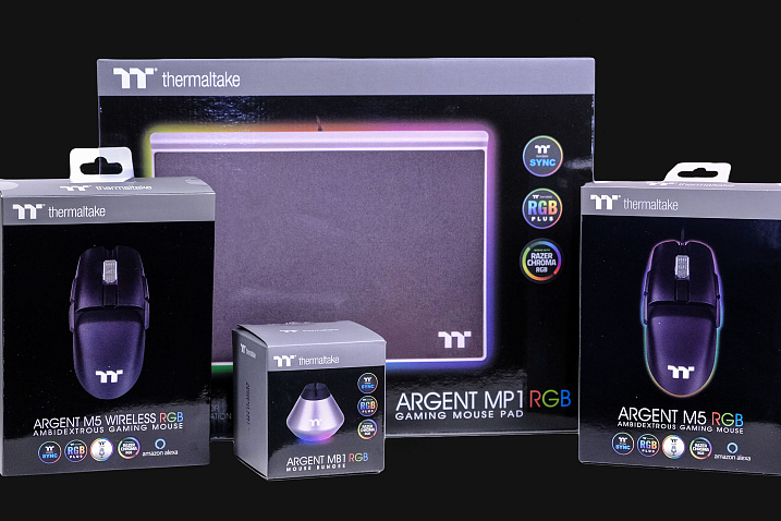 Обзор игровых мышей Thermaltake ARGENT M5, ARGENT M5 Wireless и аксессуаров MB1, MP1