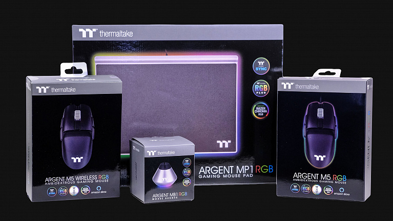 Обзор игровых мышей Thermaltake ARGENT M5, ARGENT M5 Wireless и аксессуаров MB1, MP1