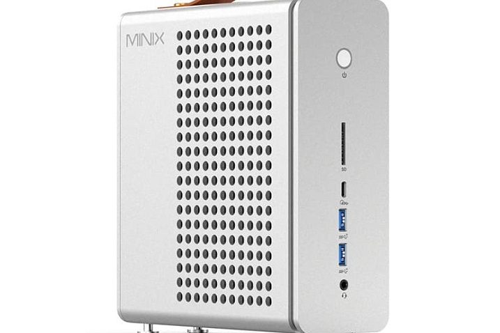 У компактной рабочей станции MINIX ER939-AI Pro есть ручка для транспортировки