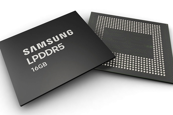 Samsung начала массовое производство первой в мире LPDDR5 памяти объемом 16 Гбит