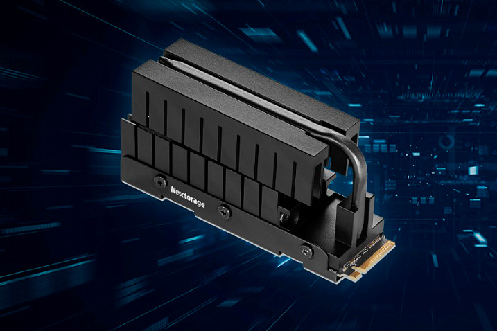 Nextorage выпустила накопитель NE5N с PCI Express 5.0 и огромным радиатором