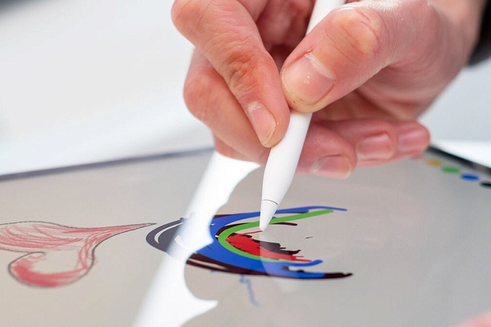 Стилус Apple Pencil могут научить выбирать цвета из окружающего мира