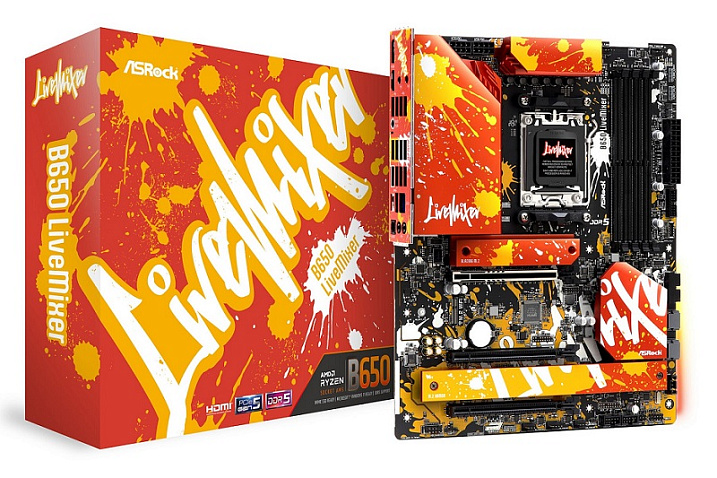 ASRock представила материнские платы AMD B650 и Intel Z790 LiveMixer
