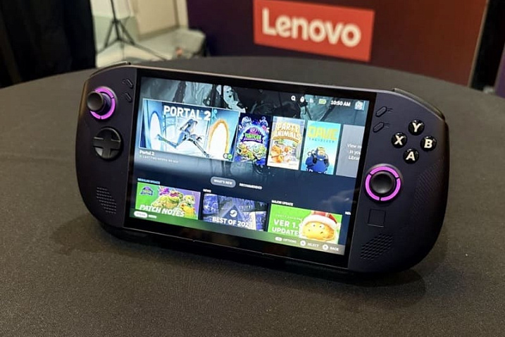 Запуск консоли Lenovo Legion Go 2 на SteamOS ожидается на CES 2026
