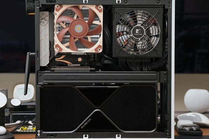 Разогнанная NVIDIA RTX PRO 6000 показала себя до 16% лучше GeForce RTX 5090  