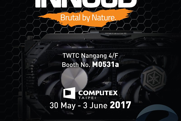 Inno3D планирует показать новейшие графические решения на Computex 2017