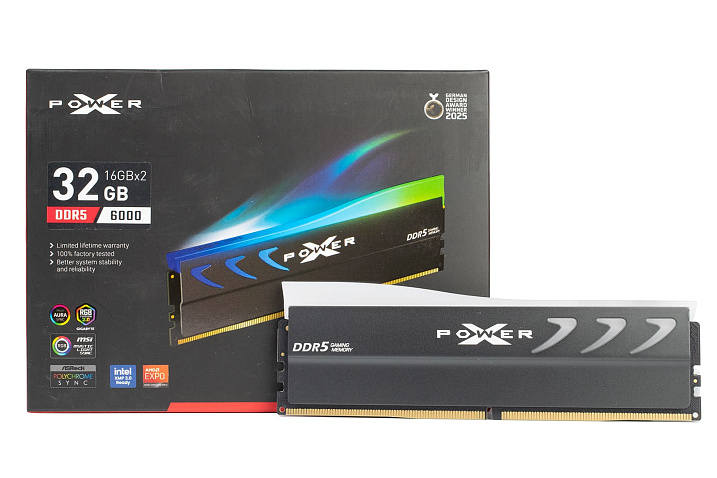 Обзор и тест комплекта оперативной памяти DDR5 Silicon Power XPOWER Storm RGB 32GB