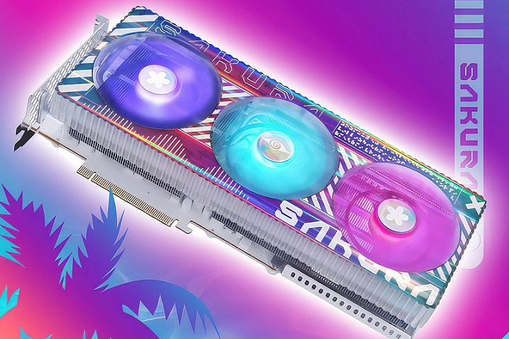 Yeston выпустила GeForce RTX 4080 Sakura Sugar с белой печатной платой