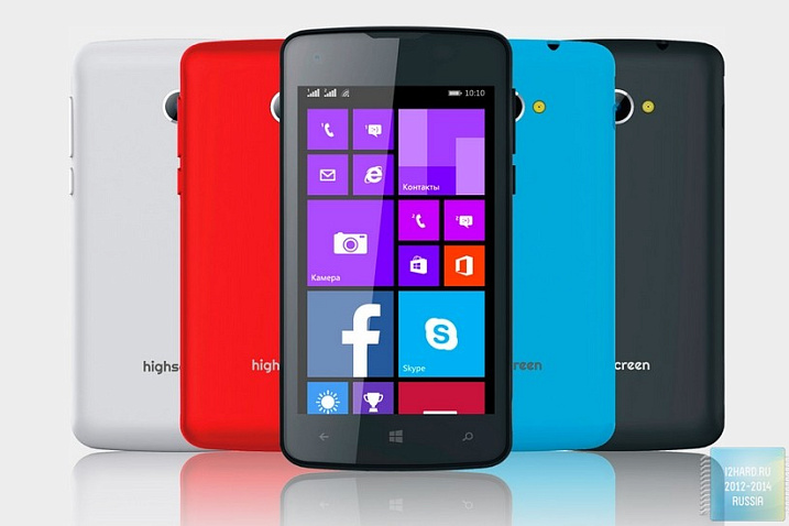 Highscreen выпустила в продажу два новых смартфона на WP