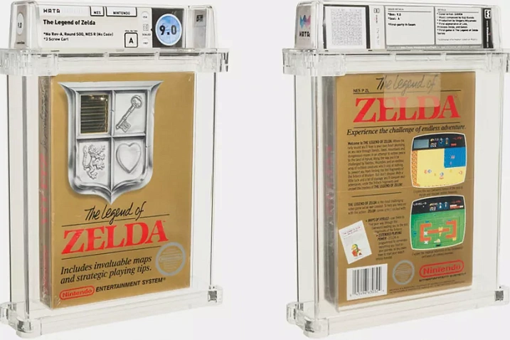 Запакованная версия The Legend of Zelda была продана за 870000 долларов