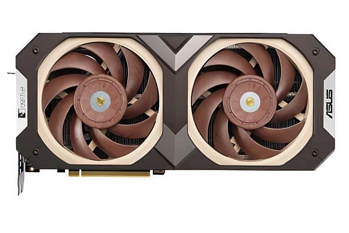 Первые изображения видеокарты ASUS GeForce RTX 3070 с охлаждением Noctua