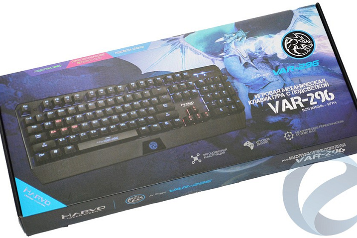Обзор клавиатуры Marvo Ice Dragon VAR-296