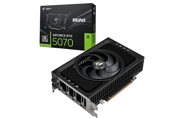 Colorful выпустила миниатюрные видеокарты iGame GeForce RTX 5060 Ti / 5070 Mini
