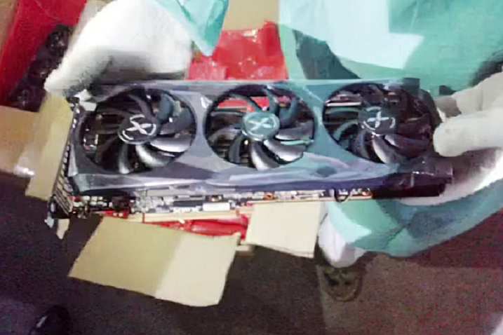 У XFX конфисковали почти 6 тысяч видеокарт