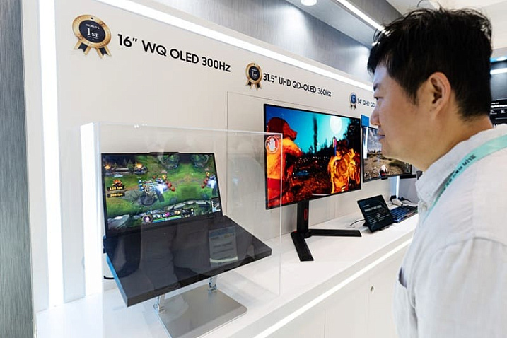 Первая 16-дюймовая OLED-матрица с разрешением 2.5K и частотой 300 Hz была создана Samsung