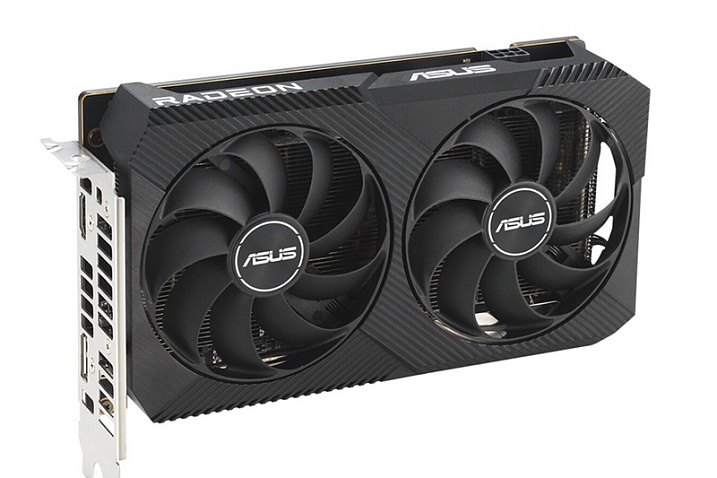 ASUS выпустила упрощенную версию видеокарты Radeon RX 6500 XT DUAL OC