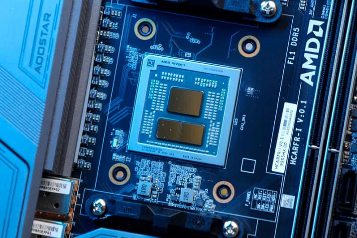 Материнская плата AOOSTAR TA95X3D основана на мобильном AMD Ryzen 9 9955HX3D