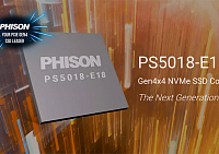 Phison представила контроллер для твердотельных накопителей PS5018-E18