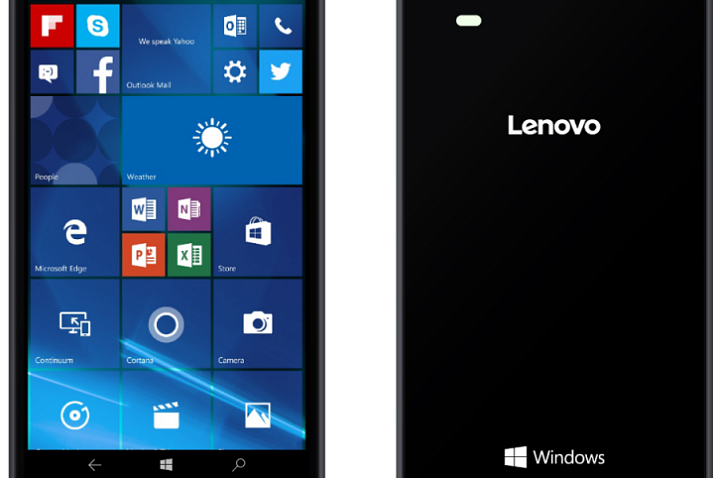 Lenovo представила свой первый смартфон на Windows 10