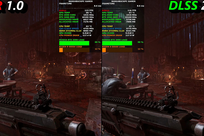 Качество AMD FSR и NVIDIA DLSS сравнили в Necromunda: Hired Gun и Marvel's Avengers