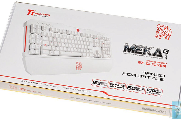 Обзор игровой клавиатуры Tt eSPORTS Meka G-Unit Combat White