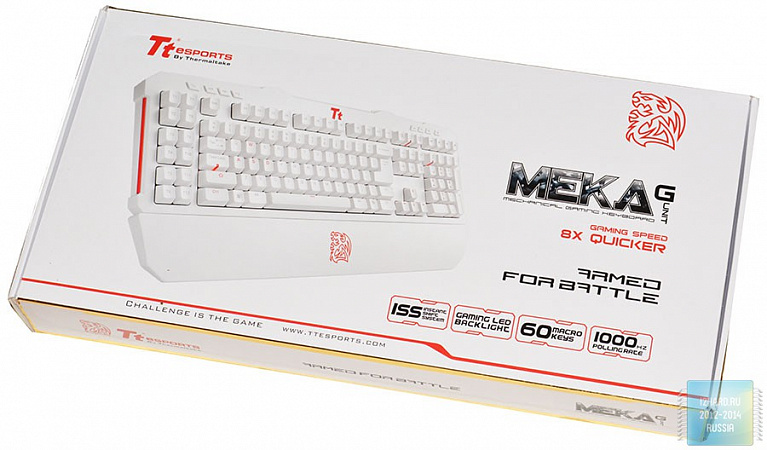 Обзор игровой клавиатуры Tt eSPORTS Meka G-Unit Combat White