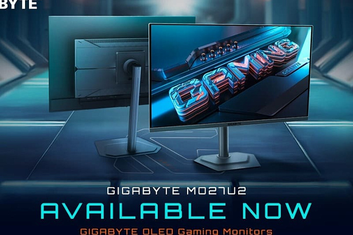 GIGABYTE выпустила игровой монитор MO27U2 с матрицей QD-OLED