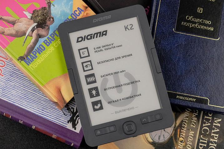 Обзор электронной книги Digma K2